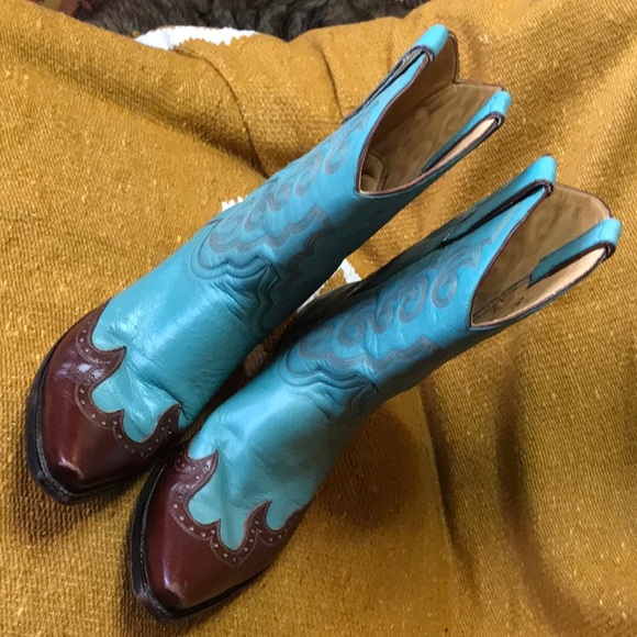 Old Gringos size 8 Turquoise - Picture 4 of 14